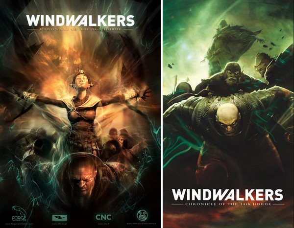 affiches du films Windwalkers, réalisé par Jan Kounen et Forge Animation