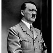 Adolf Hitler, dont j'ai réinterprété la naissance dans mon uchronie (sous-genre de science-fiction)