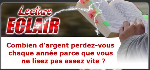 formation à la lecture éclair, tripler sa vitesse pour devenir un lecteur rapide