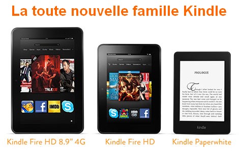 les liseuses kindle pour livres numériques