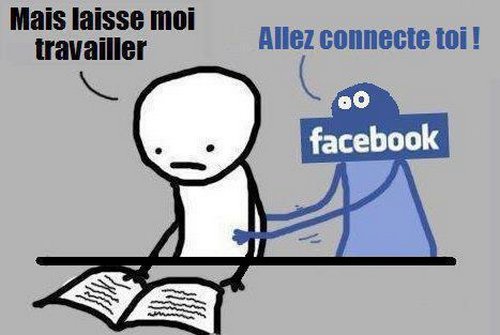 quand facebook empêche de travailler