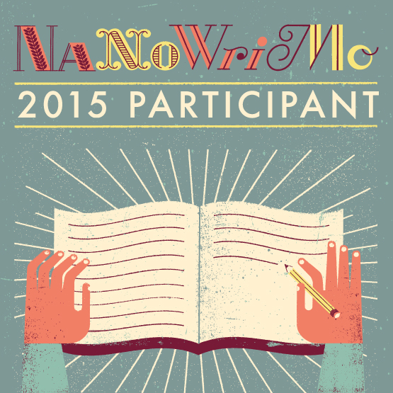 badge participant NaNoWriMo 2015 pour Twitter