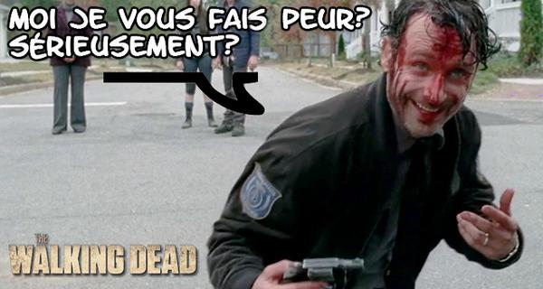 The Walking Dead Rick Grims fou colère