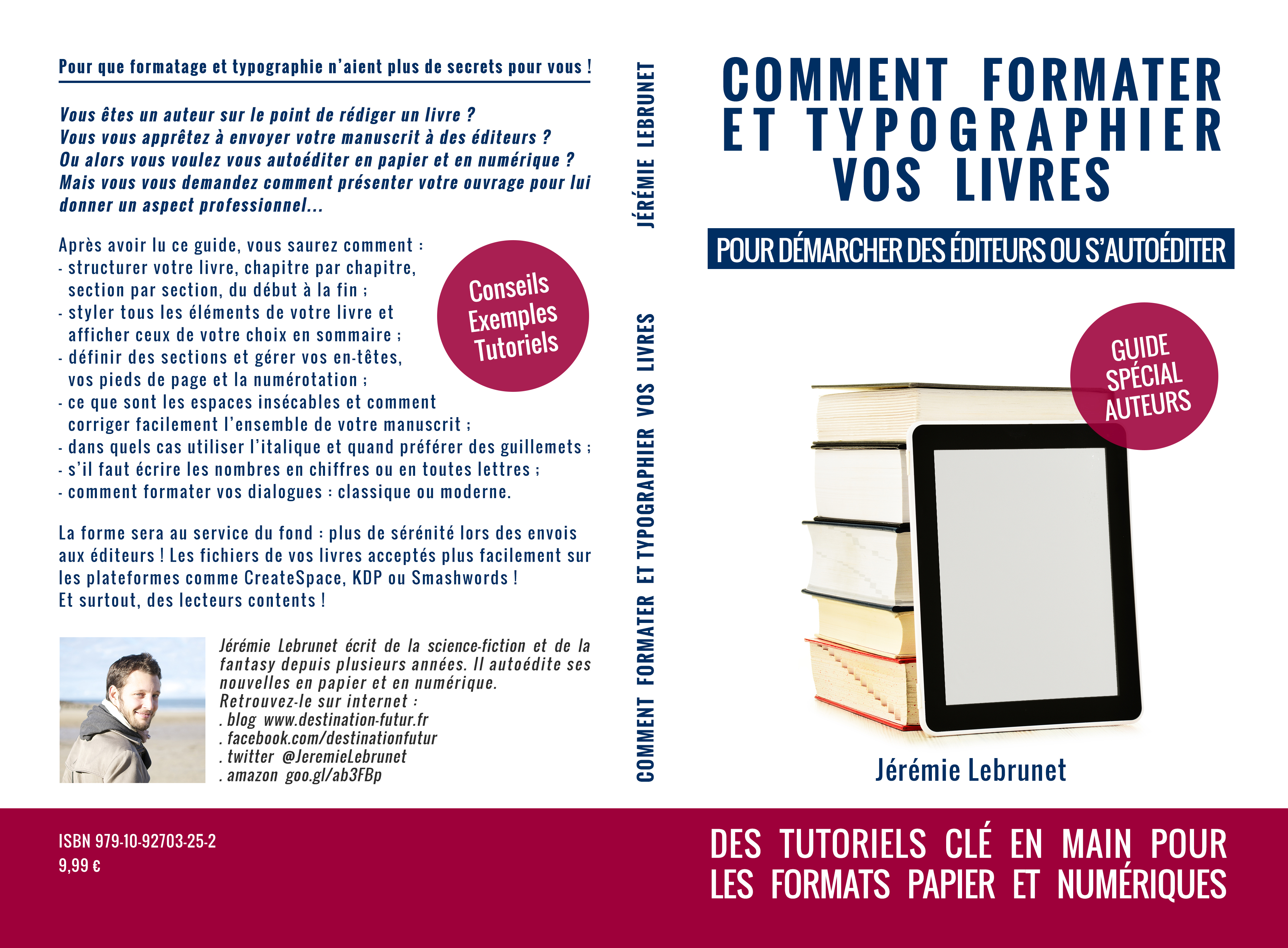 couverture complète de mon guide formatage et typographie