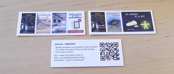 salon des auteurs indépendants cartes de visite